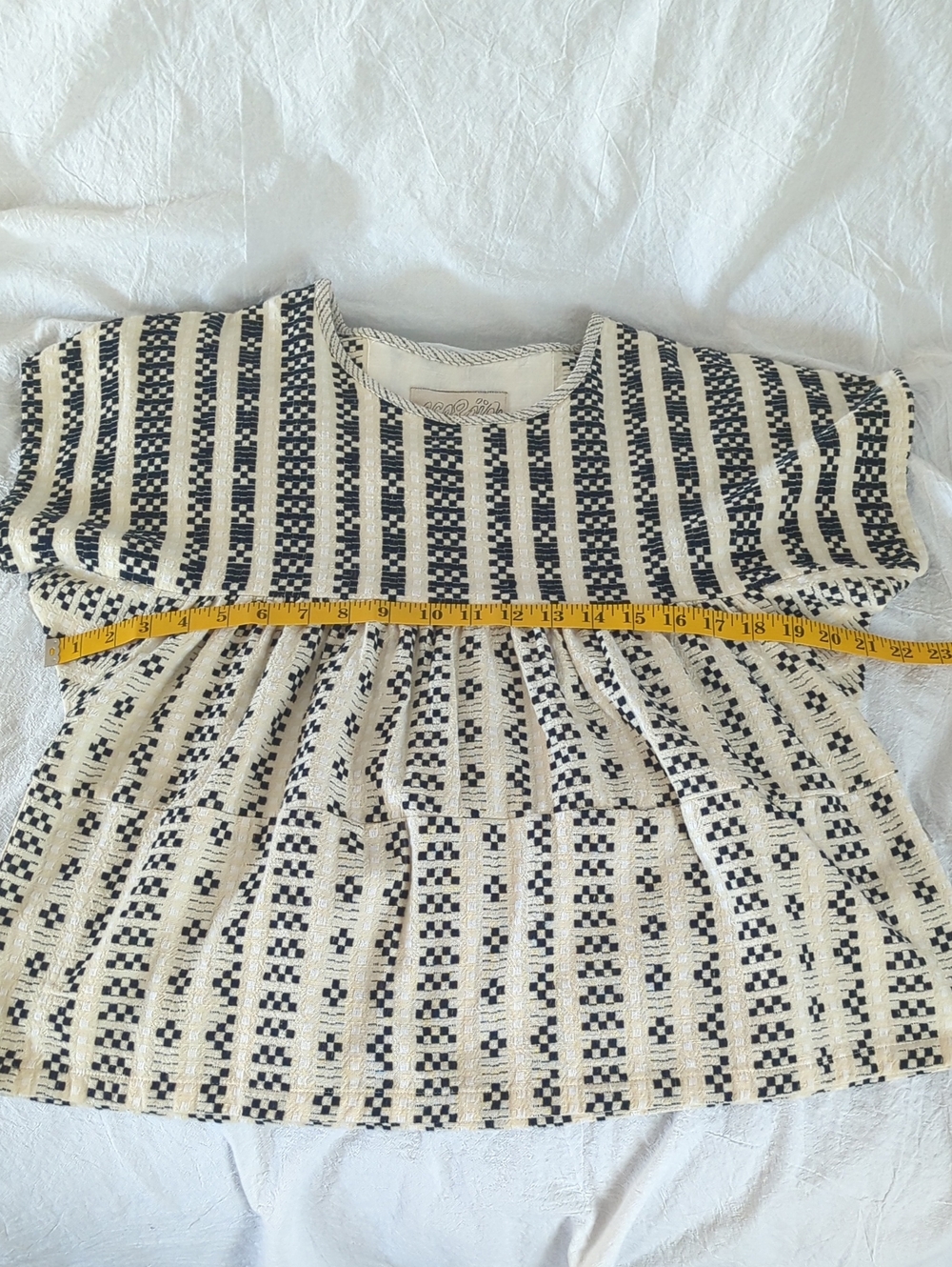 Ace & Jig Marfa Top in Charm Size Medium M Geometric Boho Crop - Picture 5 of 8